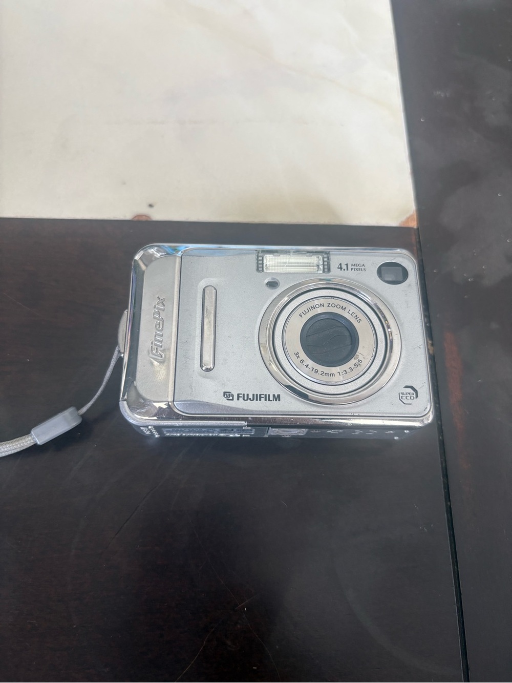Fujifilm Silver Point-and-Shoot Digital Camera